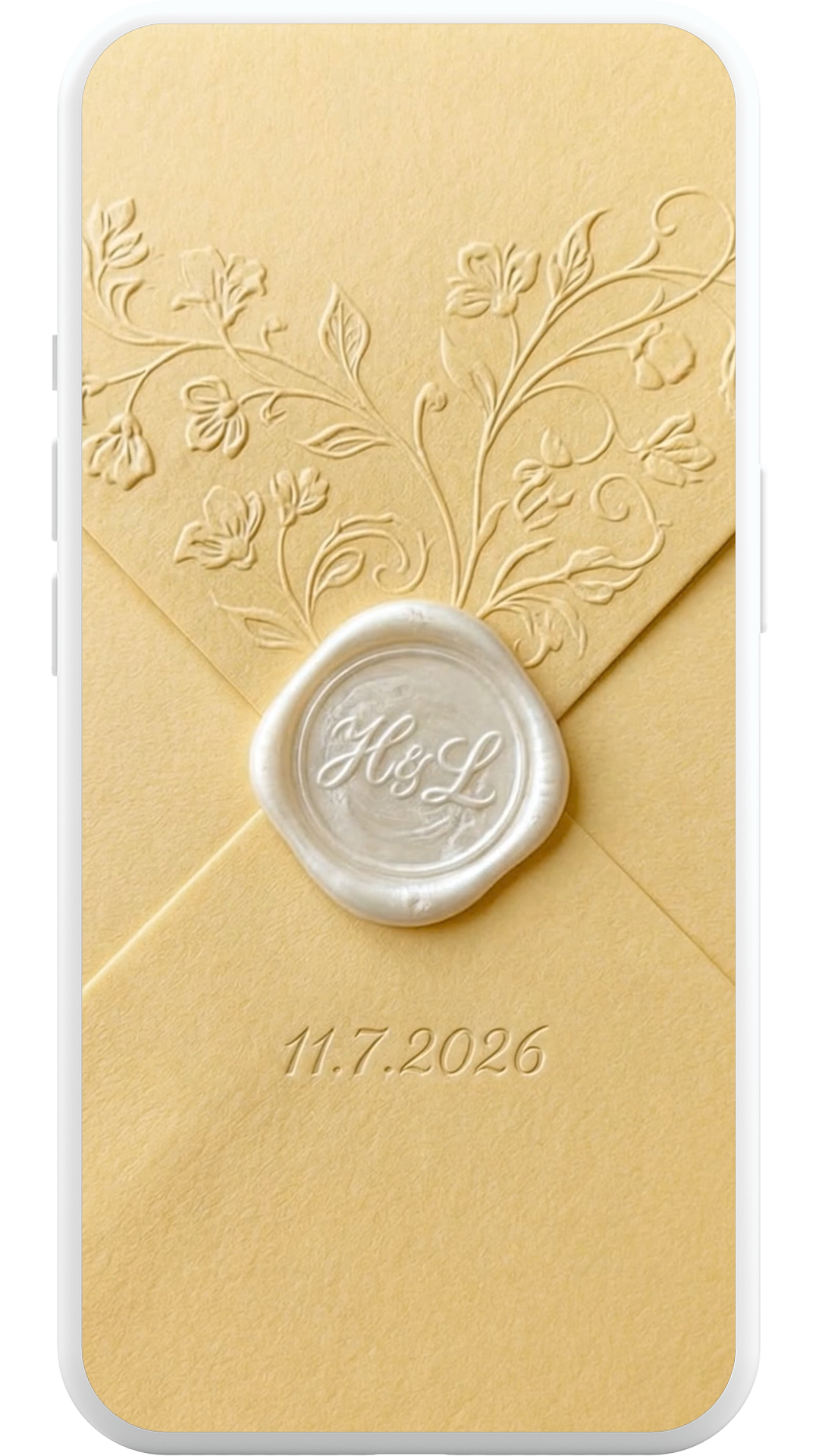 Giao diện thiệp trên điện thoại — Fleur de Soie