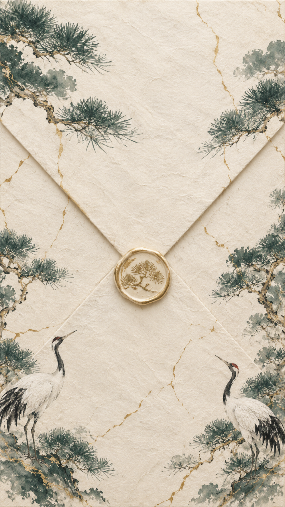 Giao diện thiệp trên điện thoại — Miyabi Kintsugi
